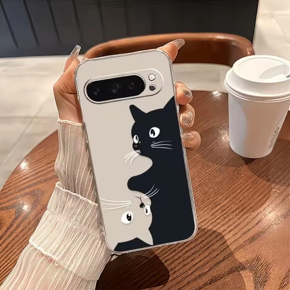 Hot Kawaii Cartoon Black Cat P - Google Pixel 9 Pro 评论和价格